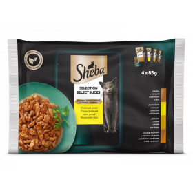 Селекция от паучове Sheba Nature пилешко меню в желе